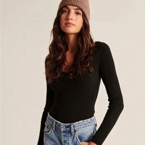 Abercrombie & Fitch Sweater Knit Bodysuit